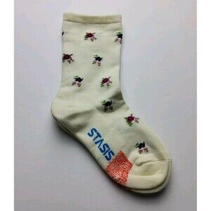 Voxx Life Stasis Neuro Socks Wellness Crew Floral Size S (Women's 4-7)
